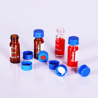 2ML螺紋進(jìn)樣瓶/透明/棕色/9-425/螺絲蓋+PTFE膜+硅膠墊